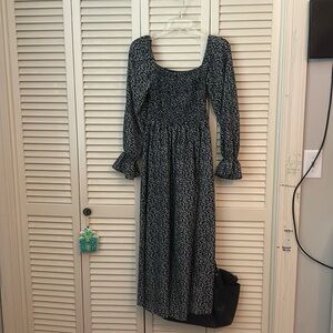 Midi peasant style dress Sz M